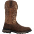 Rocky Carbon 6 Pull On RKW0375 Mens Brown Wide Leather Western Boots 11.5