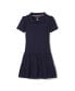 ფოტო #1 პროდუქტის Toddler Girls Short Sleeve Ruffle Pique Polo Dress