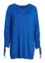 Halogen Ruched Sleeve Tunic Sweater Sz. Small (Blue) 151964