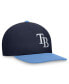 Фото #3 товара Men's Navy/Light Blue Tampa Bay Rays Evergreen Two-Tone Snapback Hat