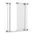 Фото #26 товара Hauck Clear Step Autoclose Safety Gate for Widths 75-80 cm, Ultra Flat Threshold, Automatic Closing Mechanism, No Drilling, One-Handed Opening, Metal, White