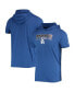 Фото #1 товара Men's Heathered Royal Los Angeles Dodgers Hoodie T-shirt