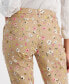 ფოტო #7 პროდუქტის Women's Floral-Print Ditsy Hampton Chino Rolled-Cuff Pants