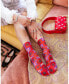 ფოტო #4 პროდუქტის Women's Watercolor Poppy Printed Sock