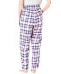 Фото #2 товара Plus Size Cotton Flannel Pants