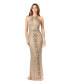 ფოტო #1 პროდუქტის Women's Halter Neck Dress with Keyhole