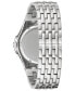 ფოტო #3 პროდუქტის Men's Phantom Crystal Stainless Steel Bracelet Watch 42mm