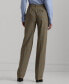 ფოტო #2 პროდუქტის Women's Glen Check Straight-Leg Pants