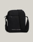 Фото #1 товара Tommy Hilfiger Textured Reporter Bag in Black