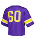 Фото #2 товара Women's Purple LSU Tigers Fashion Boxy Cropped Football Jersey