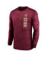 ფოტო #3 პროდუქტის Men's Garnet Florida State Seminoles 2024 Sideline Velocity Performance Long Sleeve T-Shirt