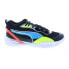Фото #2 товара Puma Playmaker PRO 37757204 Mens Black Leather Athletic Basketball Shoes