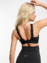 Фото #2 товара Lindex MOM Naima wrap front nursing sports bra in black