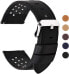 Fullmosa 6 Colours for Watch Strap with Quick Release Breeze Series Leather Replacement Strap Suitable for Watch Men and Women 18 mm 20 mm 22 mm 24 mm, Multi-coloured:, Classic