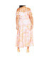 Фото #3 товара Plus Size Vera Print Maxi Dress