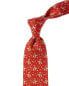 Фото #1 товара Ferragamo Red Elephants Silk Tie Men's Red Os