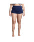 Фото #3 товара Plus Size Tummy Control Adjustable Swim Skirt Swim Bottoms