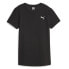 Фото #1 товара Puma Her Structured Crew Neck Short Sleeve T-Shirt Womens Black Casual Tops 6760