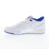 Reebok Club C Mid II MR Mens White Leather Lifestyle Sneakers Shoes