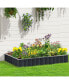 Фото #2 товара Metal Raised Garden Bed No Bottom Large Steel Planter Box w/ Gloves