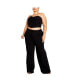 Фото #1 товара Plus Size Alexis Relaxed Pant