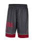 Men's Charcoal, Cardinal Arkansas Razorbacks Fast Break Shorts