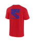 Фото #3 товара Men's and Women's Red New York Rangers Super Soft Short Sleeve T-shirt