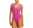 bond-eye Womens The Mara One Piece Swimsuit Pink Size OS