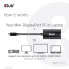 Фото #7 товара Club 3D Mini DisplayPort 1.4 to HDMI 4K120Hz with DSC1.2 Active Adapter M/F - 0.15 m - Mini DisplayPort - HDMI Type A (Standard) - Male - Female - Straight