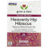Фото #1 товара Травяной чай Heavenly Hip Hibiscus, Herbal Punch Tea, без кофеина, 24 пакетика по 1.7 унции (48 г) NOW