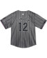 Фото #2 товара Toddler Francisco Lindor Graphite New York Mets 2024 City Connect Limited Player Jersey