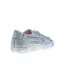 Фото #8 товара Diesel S-Leroji Low Mens Silver Leather Lifestyle Sneakers Shoes 8.5