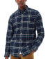 Фото #1 товара Men's Ronan Tailored Fit Long-Sleeve Button-Down Check Shirt