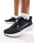 Nike Running Interact Run trainers in black and white