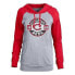 MLB Cincinnati Reds Women's Lightweight Bi-Blend Hooded T-Shirt - S