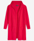 Фото #3 товара Women's 100% Cashmere Open-Front Hoodie, Created for Macy's