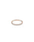ფოტო #1 პროდუქტის Vittore Round Cut Rose Gold Tone Plated Ring