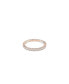 Vittore Round Cut Rose Gold Tone Plated Ring