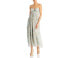 Фото #1 товара Платье женское Aqua 303551 с открытым ключом на шее, мультиколор/зеленое размер XL