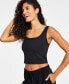 Фото #1 товара Women's Cropped Tank Top, Created for Macy's