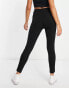 Фото #3 товара Cotton On high waist skinny jean in black