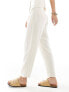 Stradivarius linen look chino in natural