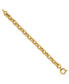 Фото #1 товара 18k Yellow Gold Open Link Cable Chain Bracelet for women