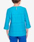 ფოტო #2 პროდუქტის Women's Tradewinds Lace Texture Notched Top