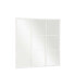 Wall mirror White Metal Crystal Window 90 x 90 x 2 cm