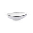 Bowl Ariane Vital Filo White Black Ceramic 19 x 13,5 cm (8 Units)