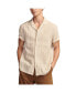 ფოტო #1 პროდუქტის Men's Stripe Seersucker Short Sleeve Shirt