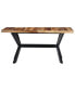 Dining Table 55.1"x27.6"x29.5" Solid Sheesham Wood