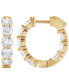 ფოტო #4 პროდუქტის Lab Grown Diamond In & Out Hoop Earrings (5 ct. t.w.) in 14k White, Yellow or Rose Gold