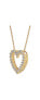 ფოტო #2 პროდუქტის Cubic Zirconia Heart Pendant Necklace in Sterling Silver